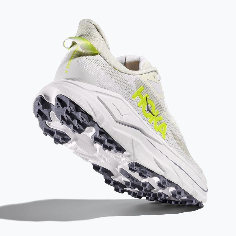 Moteriški bėgimo bateliai HOKA Challenger 8 balti/neoniniai hoka citrus 12