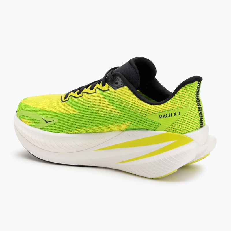 Vyriški bėgimo batai Hoka Mach X 3 neon hoka citrus/neon lime 3