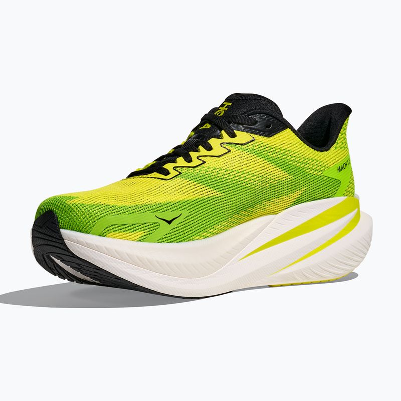 Vyriški bėgimo batai Hoka Mach X 3 neon hoka citrus/neon lime 4