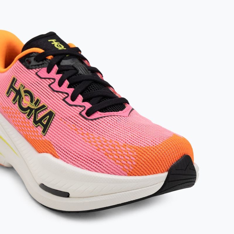 Moteriški bėgimo bateliai Hoka Mach X 3 neon rose/neon tangerine 7