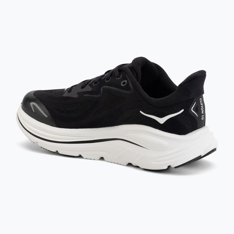 Vaikiški bėgimo batai HOKA Clifton 10 black/white 3
