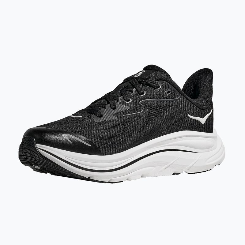 Vaikiški bėgimo batai HOKA Clifton 10 black/white 11