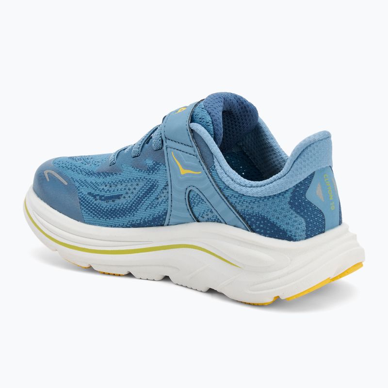 Vaikiški bėgimo bateliai HOKA Clifton 10 alpine blue/foggy night 3