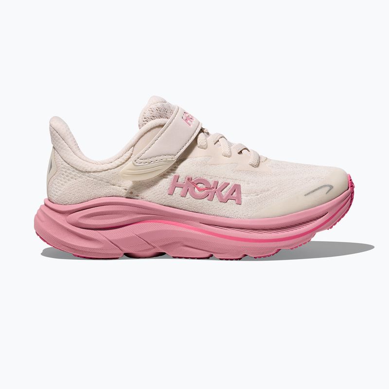 Vaikiški bėgimo batai HOKA Clifton 10 rose cream/dried rose 9