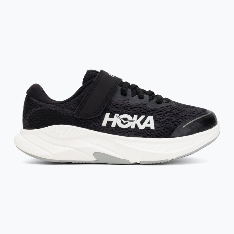 Vaikiški bėgimo batai HOKA Rincon 4 Little Kids black/white 2