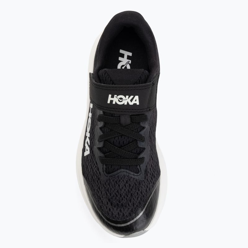 Vaikiški bėgimo batai HOKA Rincon 4 Little Kids black/white 5