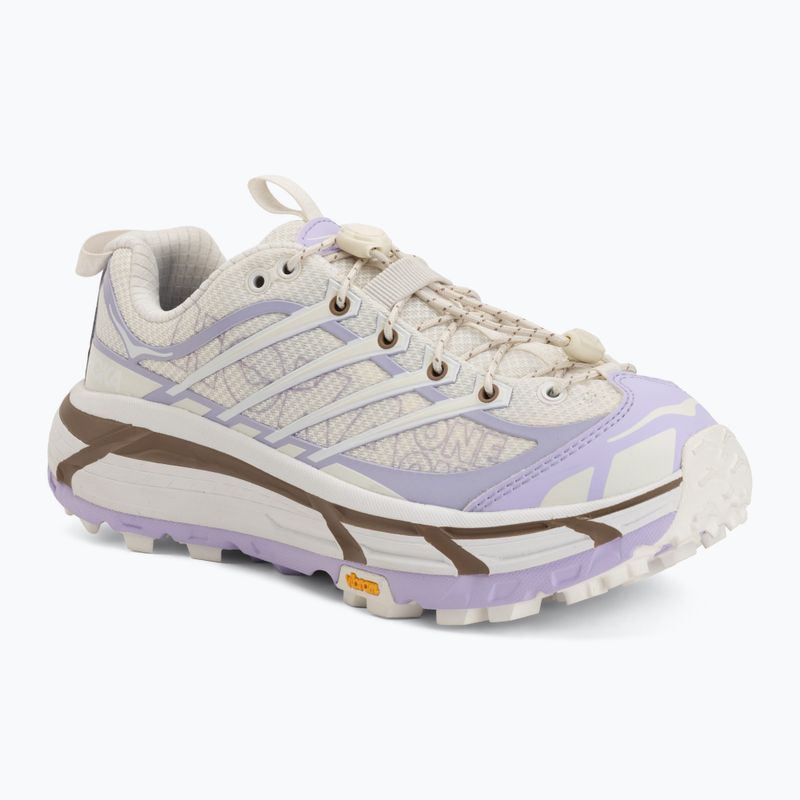 Batai HOKA Mafate Three 2 Wordmark Alabaster/Iris Flower