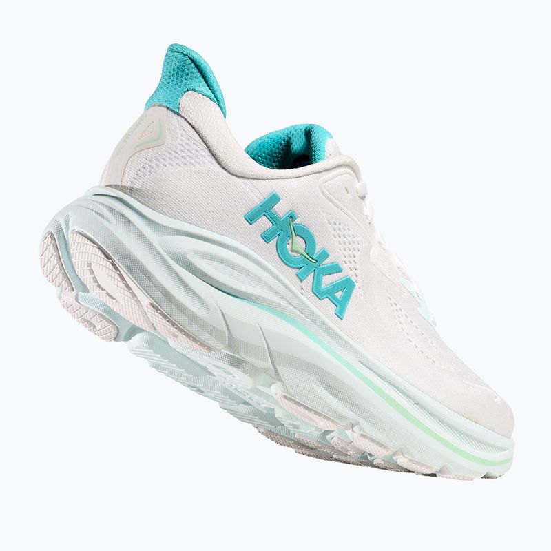 Moteriški bėgimo bateliai HOKA Clifton 10 white/electric rose 4