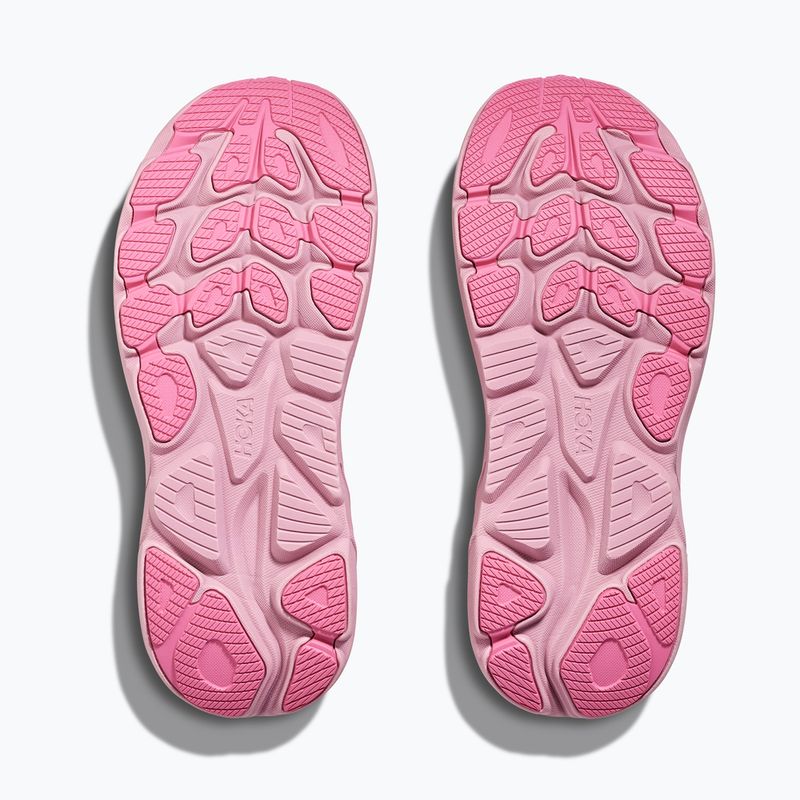 Moteriški bėgimo batai HOKA Clifton 10 Wide rose cream/dried rose 7