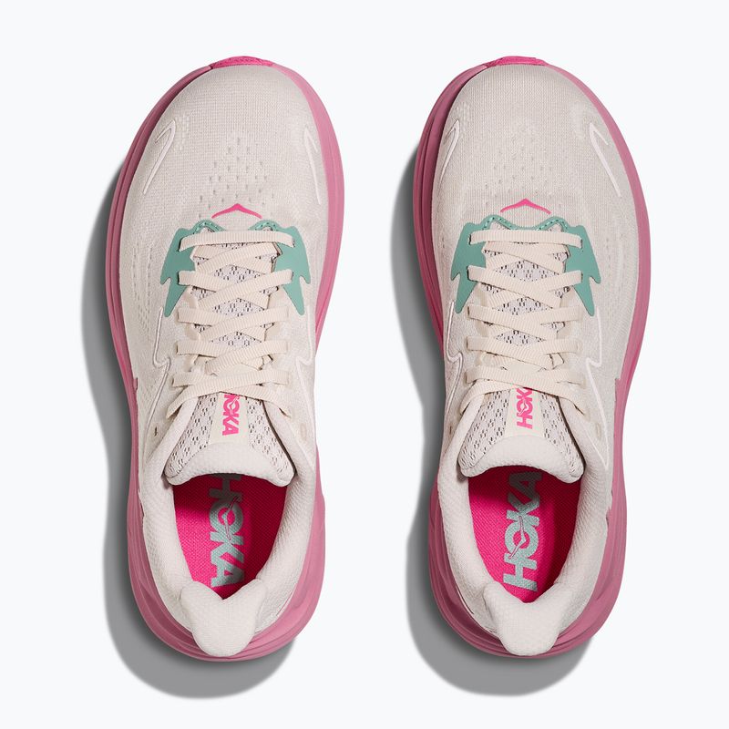 Moteriški bėgimo batai HOKA Clifton 10 Wide rose cream/dried rose 8