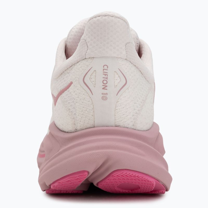 Moteriški bėgimo batai HOKA Clifton 10 Wide rose cream/dried rose 6