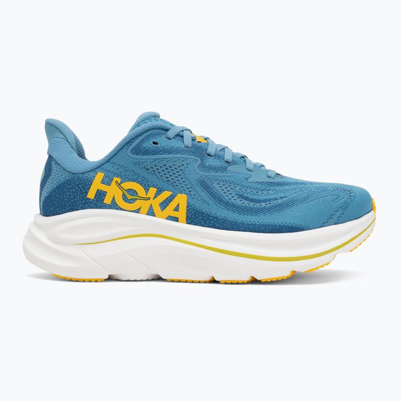 Vyriški bėgimo bateliai HOKA Clifton 10 Wide alpine blue/foggy night 2