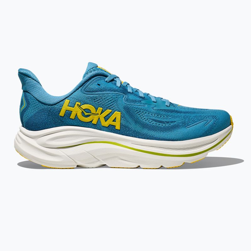 Vyriški bėgimo bateliai HOKA Clifton 10 Wide alpine blue/foggy night 2