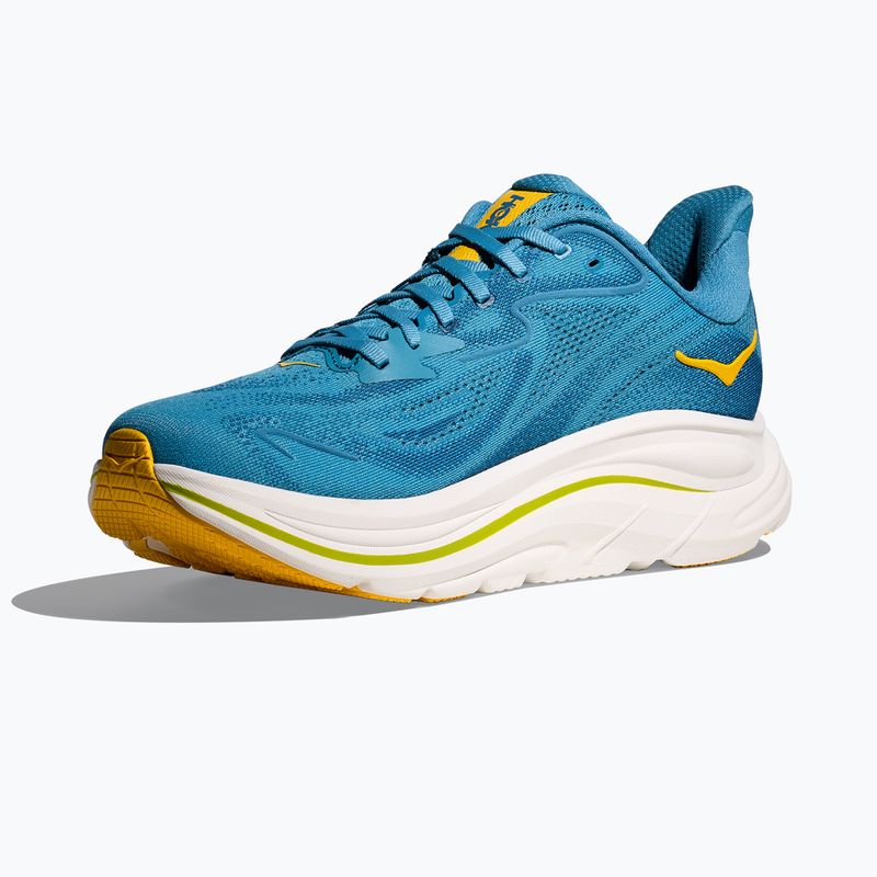 Vyriški bėgimo bateliai HOKA Clifton 10 Wide alpine blue/foggy night 4