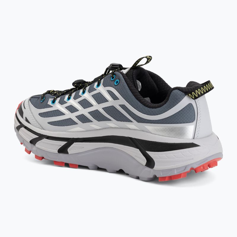 Batai HOKA Mafate Three 2 Wordmark Ash Grey/Outer Orbit 3