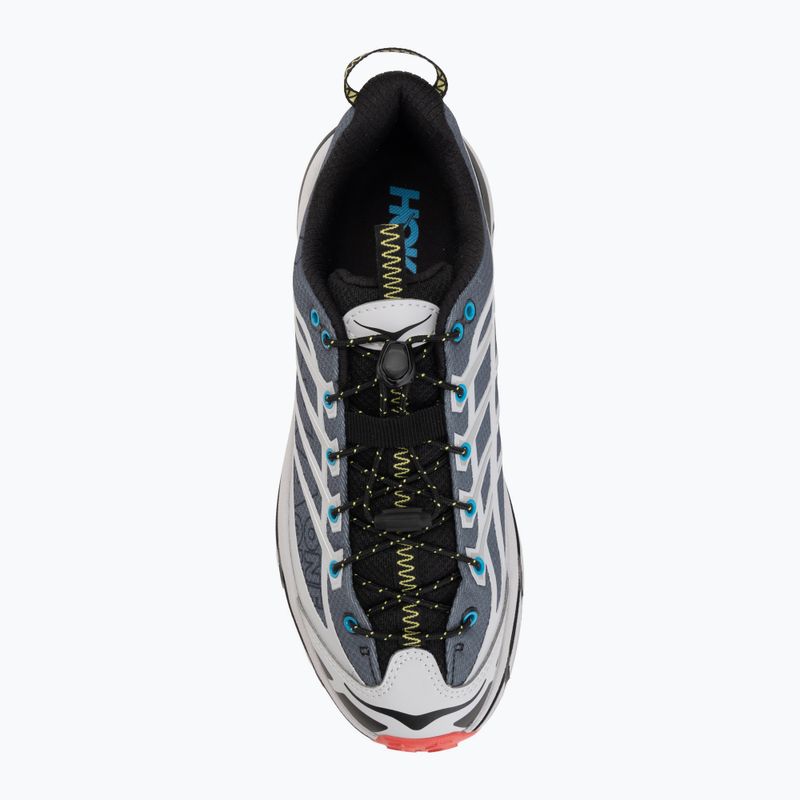 Batai HOKA Mafate Three 2 Wordmark Ash Grey/Outer Orbit 5