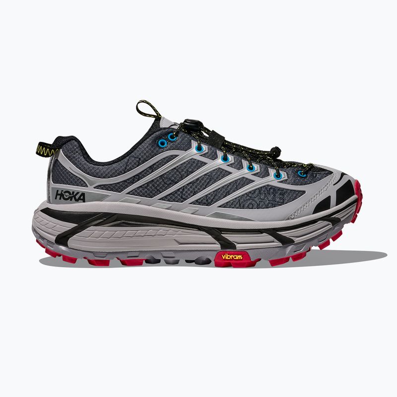 Batai HOKA Mafate Three 2 Wordmark Ash Grey/Outer Orbit 2
