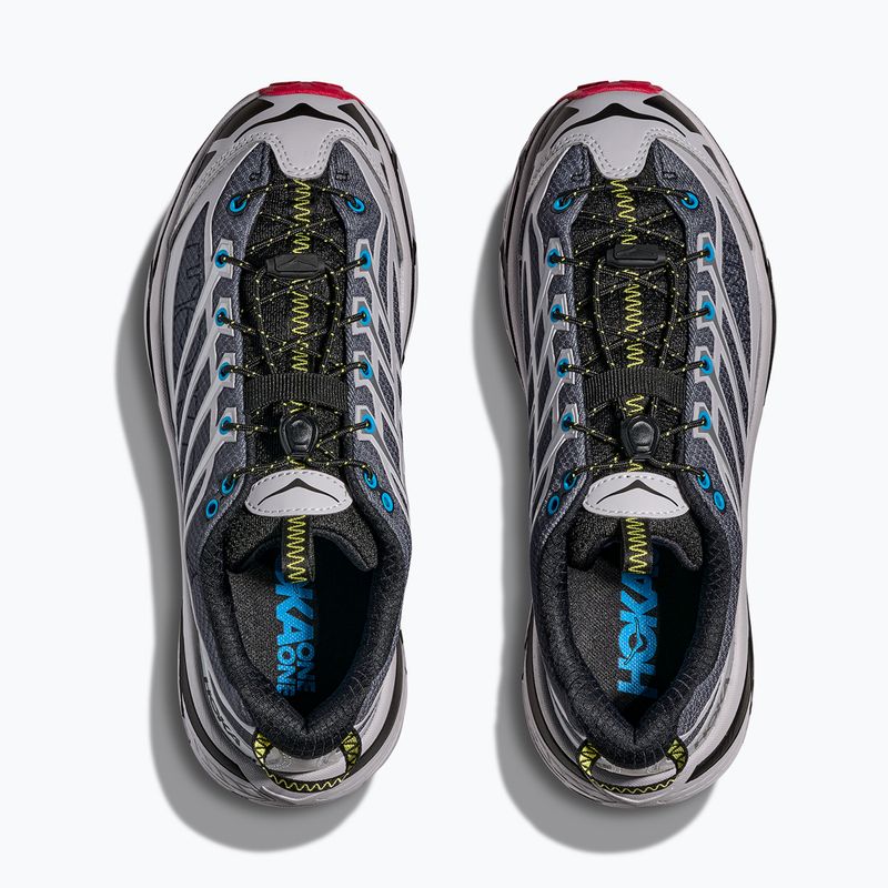 Batai HOKA Mafate Three 2 Wordmark Ash Grey/Outer Orbit 8