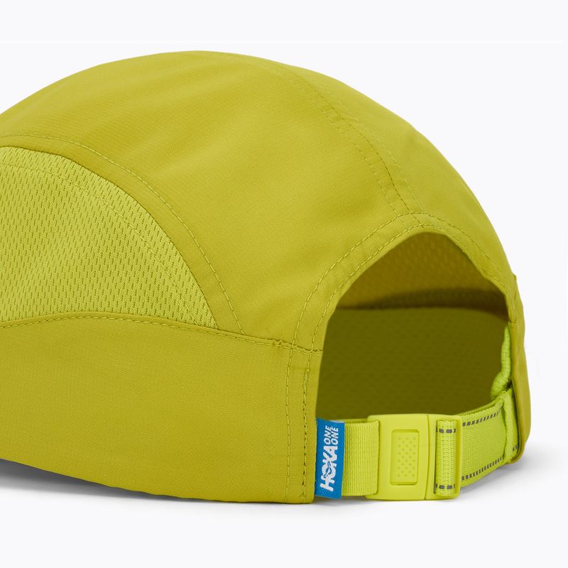 Kepuraitė su snapeliu HOKA Run pea green 4