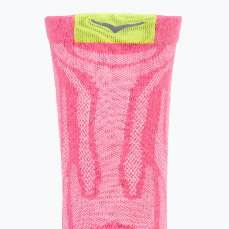 Kojinės HOKA Clifton Crew Run electric rose 3