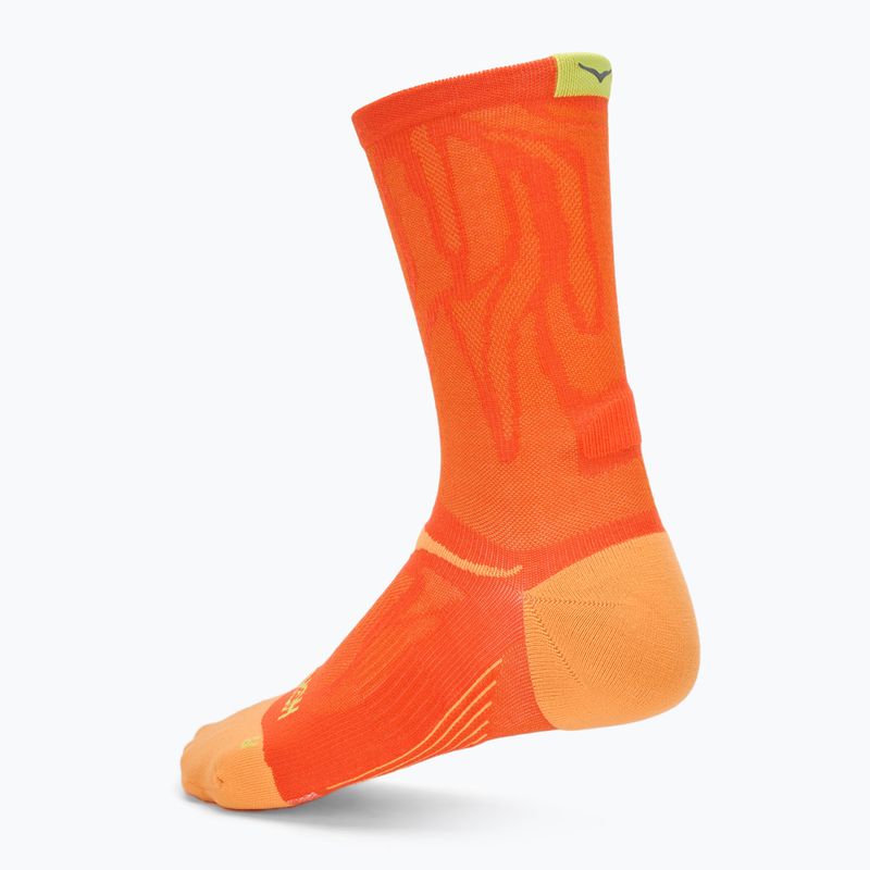 Kojinės HOKA Clifton Crew Run lava 2