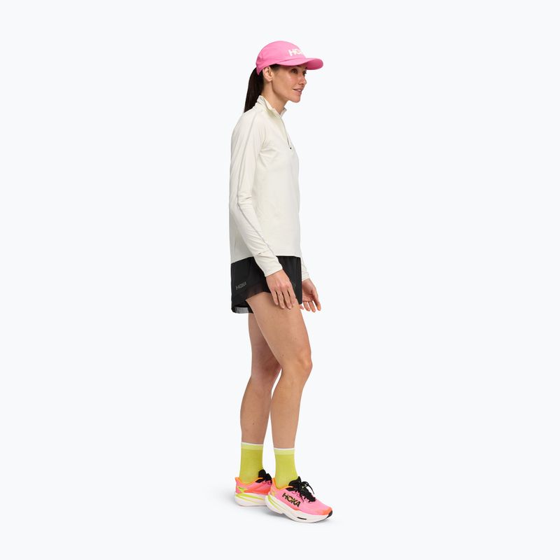 Moteriškas bėgimo džemperis HOKA GlideTech Quarter Zip ruffle salt 2