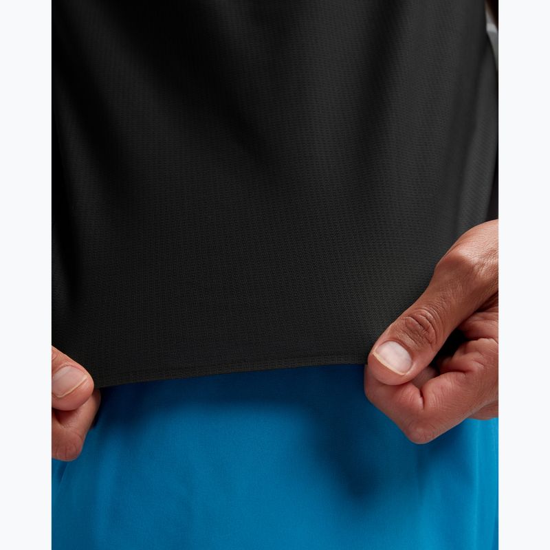 Vyriški bėgimo marškinėliai HOKA Airolite 2.0 juodi 9