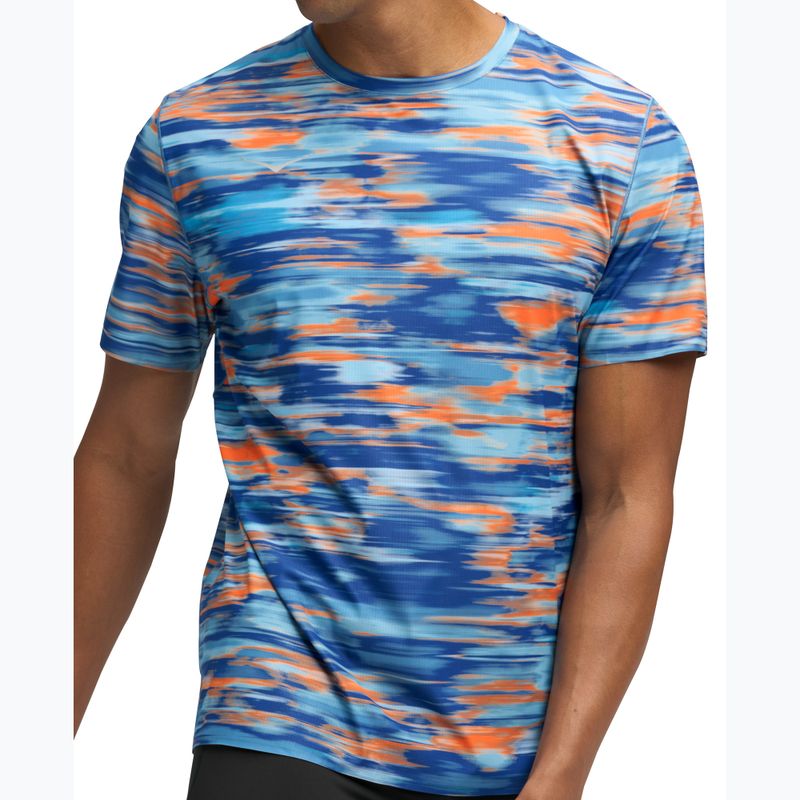 Vyriški bėgimo marškinėliai HOKA Airolite 2.0 blue blurr 4