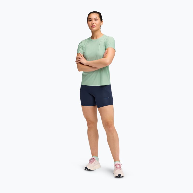 Moteriški bėgimo marškinėliai HOKA Airolite 2.0 jade 2