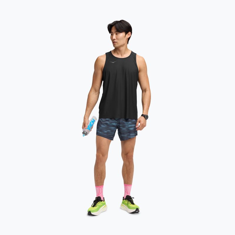 Vyriški bėgimo šortai HOKA Glide 5" blue blurr 2