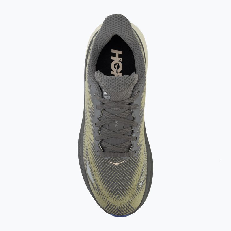 Vyriški bėgimo batai HOKA Clifton 9 GTX gravel/eggshell 5