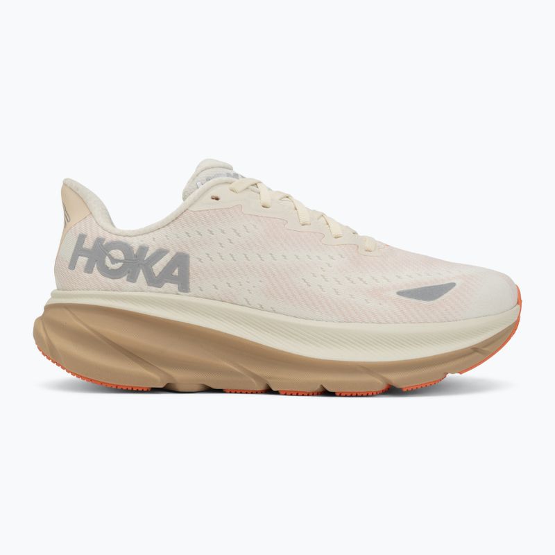 Moteriški bėgimo bateliai HOKA Clifton 9 GTX eggshell/khaki 2