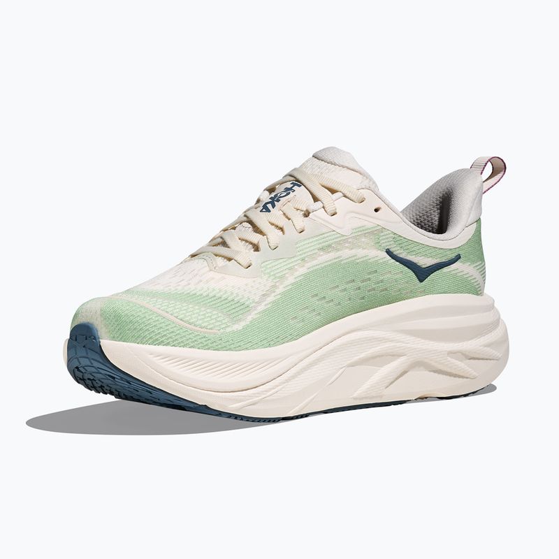 Moteriški bėgimo bateliai HOKA Skyflow alabaster/vintage green 2