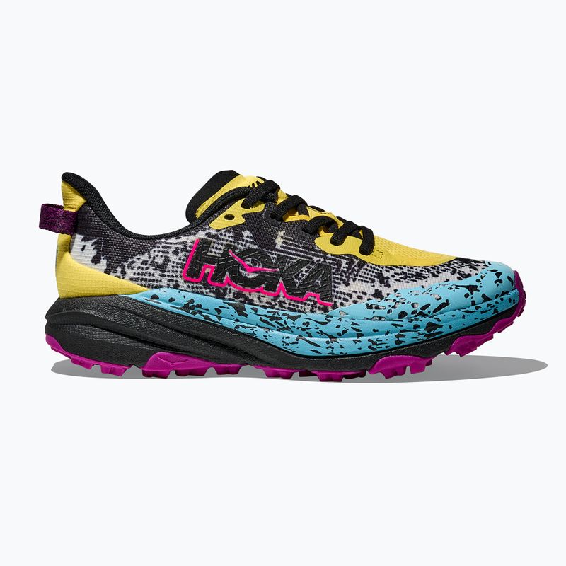 Vaikiški bėgimo batai HOKA Speedgoat 6 electric lemon/black 2