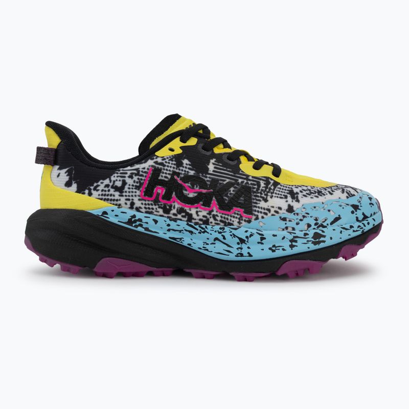 Vaikiški bėgimo batai HOKA Speedgoat 6 electric lemon/black 2