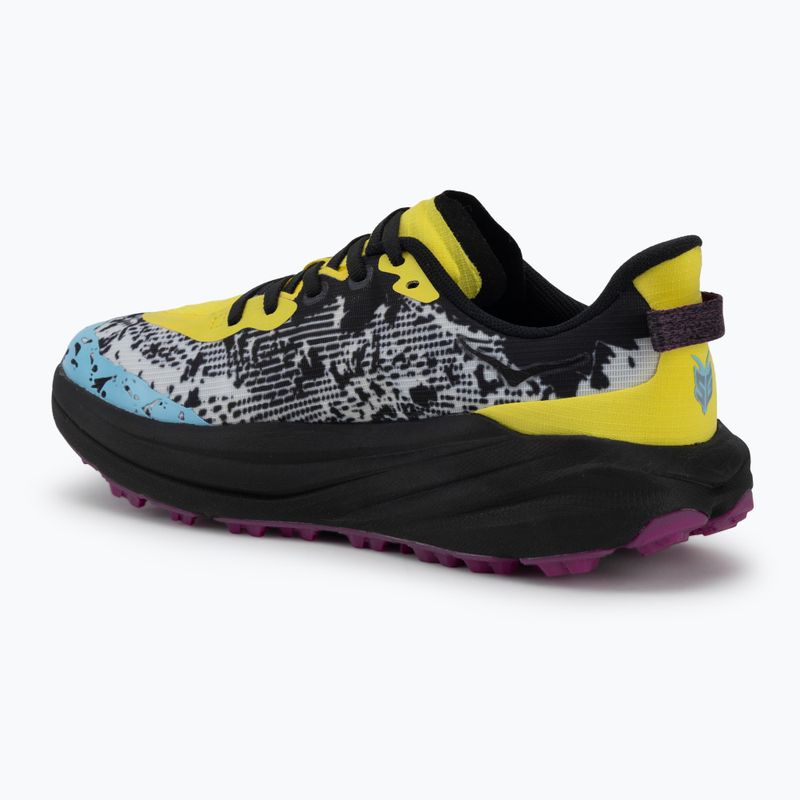 Vaikiški bėgimo batai HOKA Speedgoat 6 electric lemon/black 3