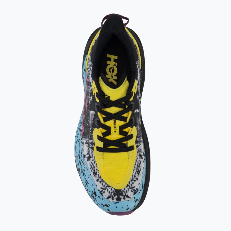 Vaikiški bėgimo batai HOKA Speedgoat 6 electric lemon/black 5