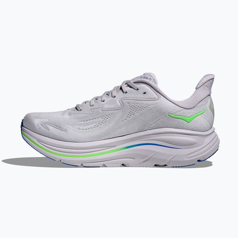 Vyriški bėgimo batai HOKA Clifton 10 ash grey/neon green 4