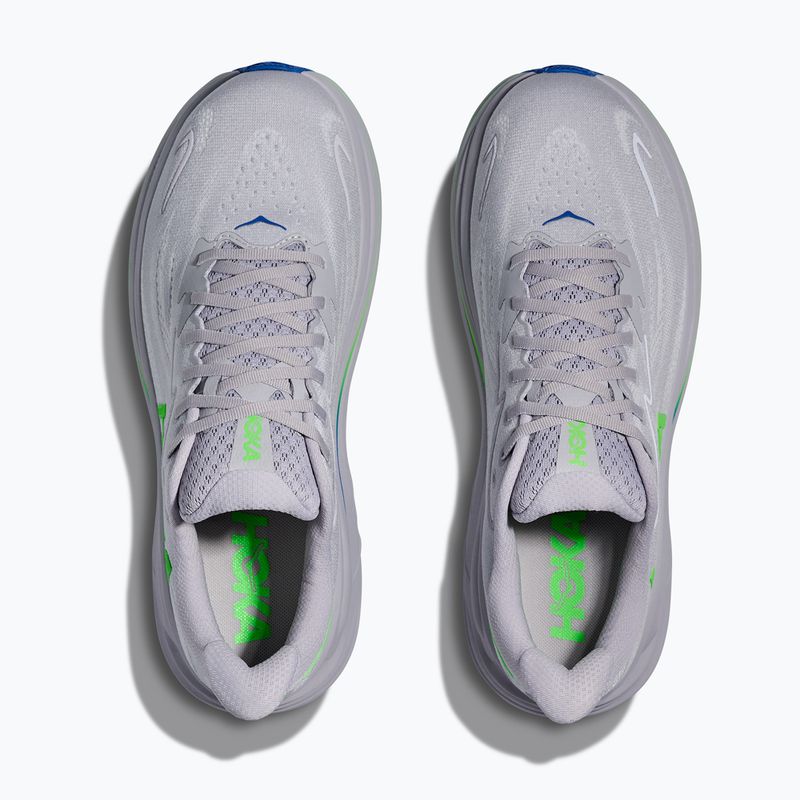 Vyriški bėgimo batai HOKA Clifton 10 ash grey/neon green 7