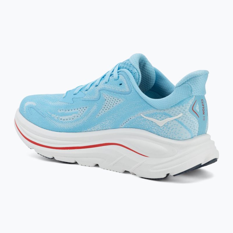 Moteriški bėgimo bateliai HOKA Clifton 10 soaring blue/frost 3