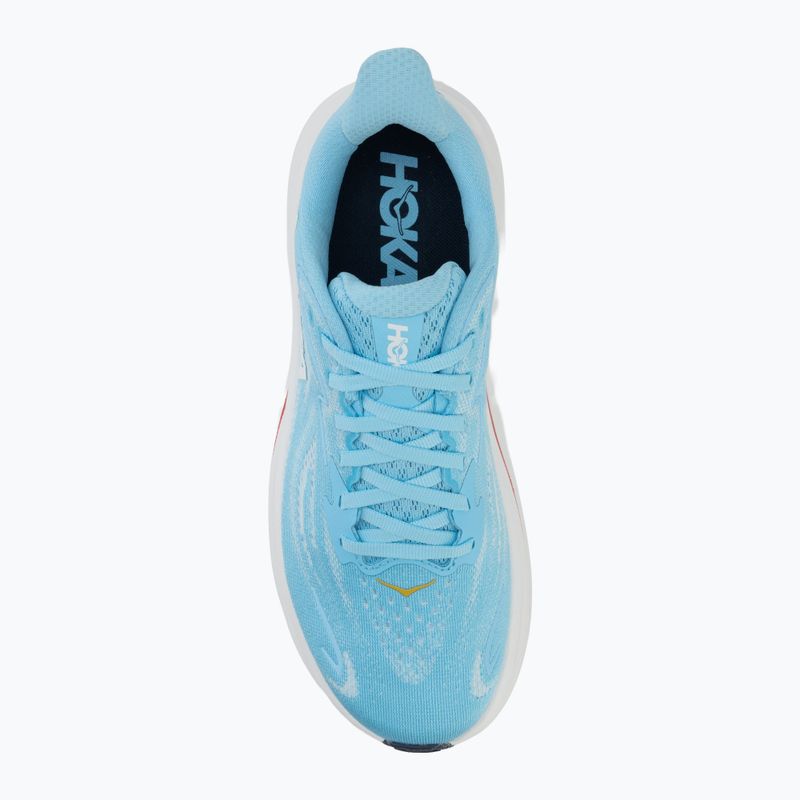 Moteriški bėgimo bateliai HOKA Clifton 10 soaring blue/frost 5