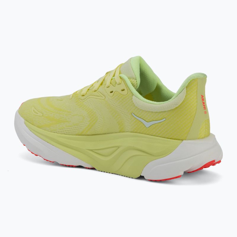 Moteriški bėgimo bateliai HOKA Arahi 8 sunlight/neon yuzu 3