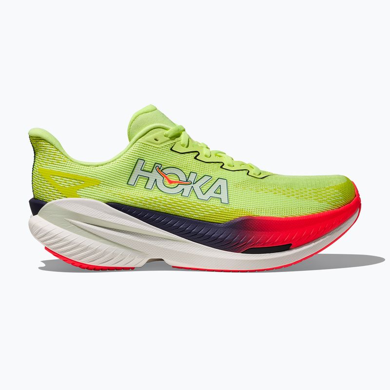 Vyriški bėgimo batai Hoka Mach X 3 neon yuzu/squid ink 3