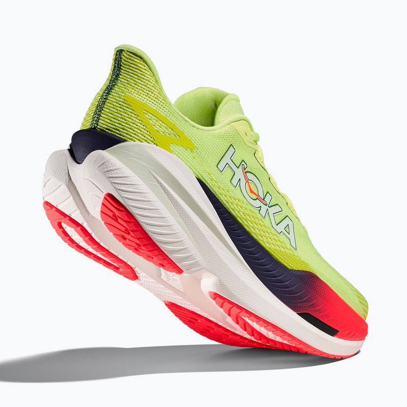 Vyriški bėgimo batai Hoka Mach X 3 neon yuzu/squid ink 5
