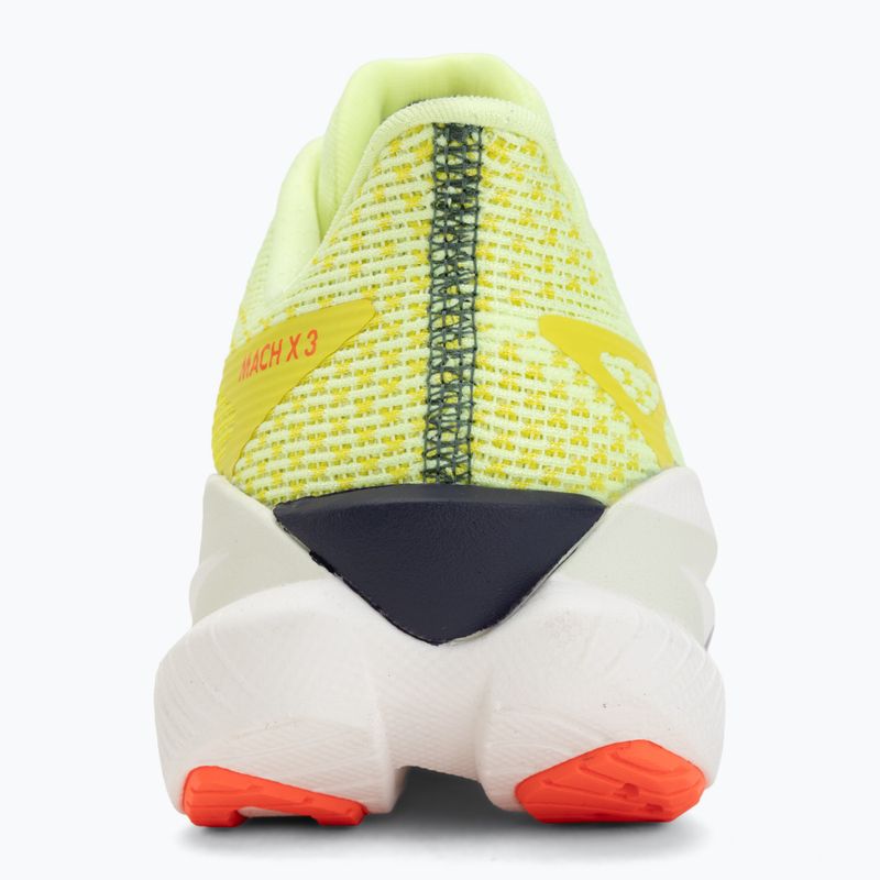 Moteriški bėgimo bateliai Hoka Mach X 3 Nneon yuzu/squid ink 6