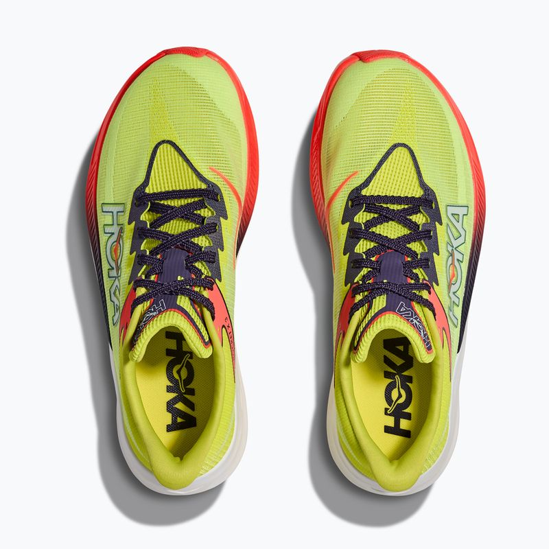 Bėgimo batai HOKA Rocket X 3 neon yuzu/squid ink 7