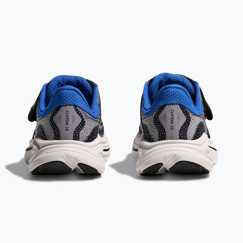 Vaikiški bėgimo batai HOKA Clifton 10 foggy grey/black 6