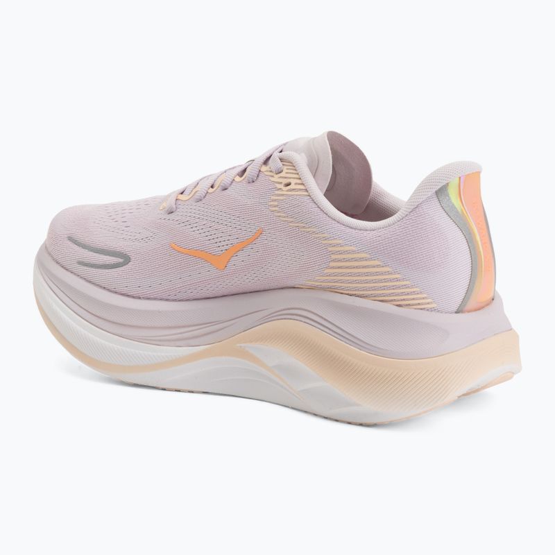 Moteriški bėgimo bateliai Hoka Skyward X 2 lilac cream/tangerine glow 3