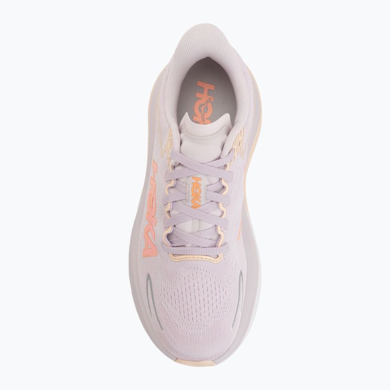 Moteriški bėgimo bateliai Hoka Skyward X 2 lilac cream/tangerine glow 5