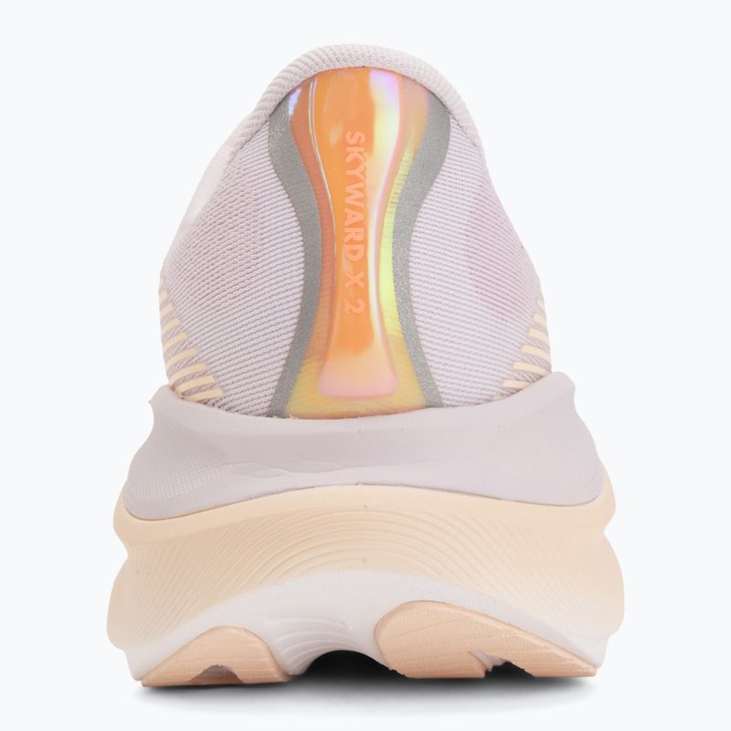 Moteriški bėgimo bateliai Hoka Skyward X 2 lilac cream/tangerine glow 6